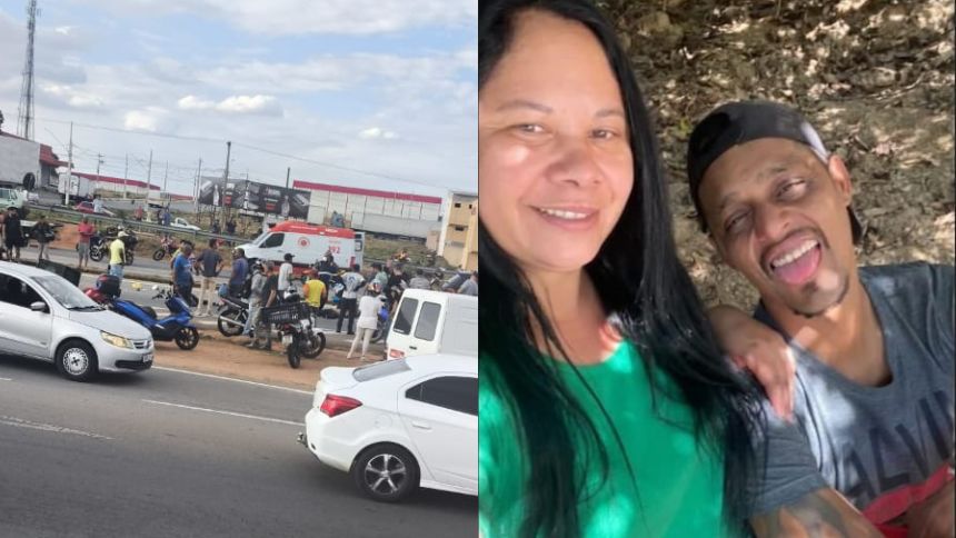 Casal morre em acidente entre carro e moto na BR-262, em Nova Serrana