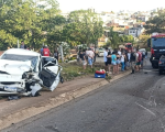 Grave acidente deixa cinco feridos na BR-352, em Pitangui