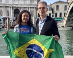 Na Itália, comitiva do Governo de Minas conhece realidade de estudante selecionada pelo Passaporte Mineiro do Conhecimento