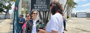 Hospital Alberto Cavalcanti recebe atendimentos presenciais da OGE/MG em a&ccedil;&atilde;o pelo Outubro Rosa