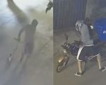Vídeo: Ladrão chega de patinete para furtar moto em BH