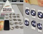 Menores que faziam 'delivery' de drogas com logo da BMW são detidos em Nova Serrana
