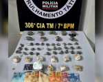 Polícia Militar apreende menor infrator por tráfico de drogas em Lagoa da Prata