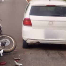 Motociclista fica ferido na MG-050 em Itaúna