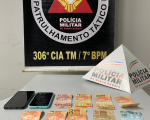 Polícia Militar apreende drogas e prende dois homens em Lagoa da Prata