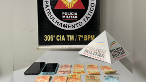 Pol&iacute;cia Militar apreende drogas e prende dois homens em Lagoa da Prata