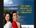 Divinópolis: Em 2026, Integral será Colégio Santo Agostinho