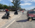 Formiga: Motociclista fica ferido em acidente com carro na MG-050