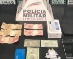 PM prende jovem por furto e recupera celular, documentos e dinheiro em Pará de Minas
