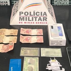 PM prende jovem por furto e recupera celular, documentos e dinheiro em Pará de Minas