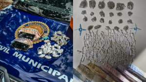 Dupla &eacute; presa por tr&aacute;fico de drogas em Nova Serrana