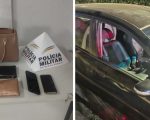 Homens são presos após quebrarem vidro de carro e furtarem pertences de advogada no Buritis, em BH