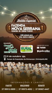 Sindicato Rural de Divin&oacute;polis realiza Leil&atilde;o Especial da Fazenda Nova Serrana