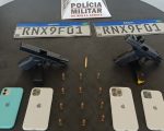 Trio armado é detido após pernoite com garotas de programa em motel de Betim