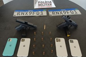 Trio armado &eacute; detido ap&oacute;s pernoite com garotas de programa em motel de Betim