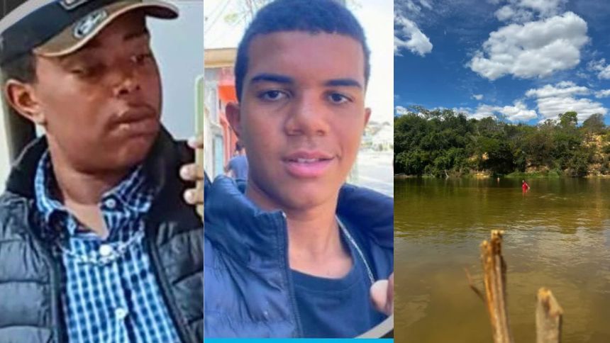 Primos de 14 e 16 anos morrem afogados no Rio Pará, em Martinho Campos