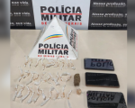 Polícia Militar prende dois homens por tráfico de drogas em Santo Antônio do Monte
