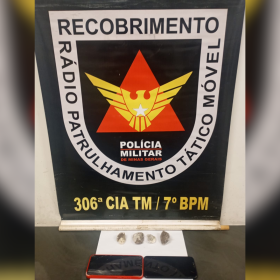 Bom Despacho: Polícia Militar prende jovem por tráfico de drogas