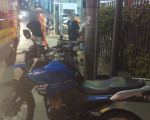 Batida entre motocicletas no Centro de Formiga deixa homem ferido