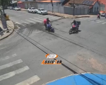 Divinópolis: Acidente entre motos é registrado no cruzamento das ruas Sergipe com Espírito Santo