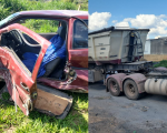 Formiga: Dois ficam feridos em acidente entre carro e carreta