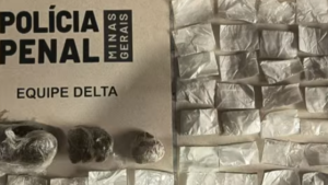 Detento &eacute; flagrado tentando jogar drogas dentro de pres&iacute;dio em Nova Serrana