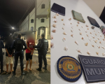 Flagrado no banheiro tentando esconder drogas, suspeito é detido com comparsas em Nova Serrana