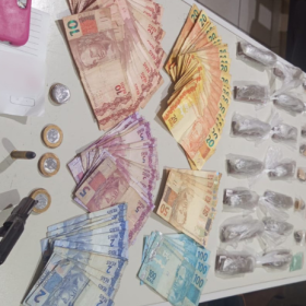 Guarda Municipal apreende arma e grande quantidade de drogas em Nova Serrana
