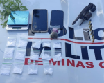 PM prende jovem por tráfico de drogas em Formiga