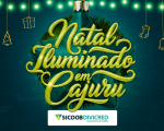 Sicoob Divicred realiza Natal Iluminado de Cajuru com direito à chegada do Papai Noel