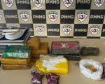 PM apreende grande quantidade de drogas em Lagoa da Prata