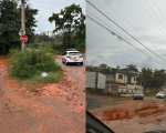 Moradores denunciam ruas sujas e cheias de barro no Jardim das Oliveiras, em Divinópolis