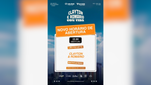 CONFIRMADO: evento &lsquo;Clayton & Rom&aacute;rio com Vida&rsquo; acontece nesta noite no Parque de Exposi&ccedil;&otilde;es