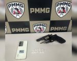 PM prende suspeito de tentativa de homicídio e apreende arma em Lagoa da Prata