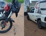 Motociclista inabilitado fica ferido em acidente na BR-494, em Divinópolis