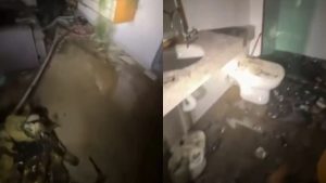 V&iacute;deo: Homem invade e ateia fogo no apartamento da ex em BH