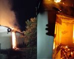 Incêndio destrói casa no Centro de Cláudio