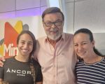 Ganhadora do Roletrando, Maria Antônia do São José retirou o seu prêmios no programa Jorge Neto