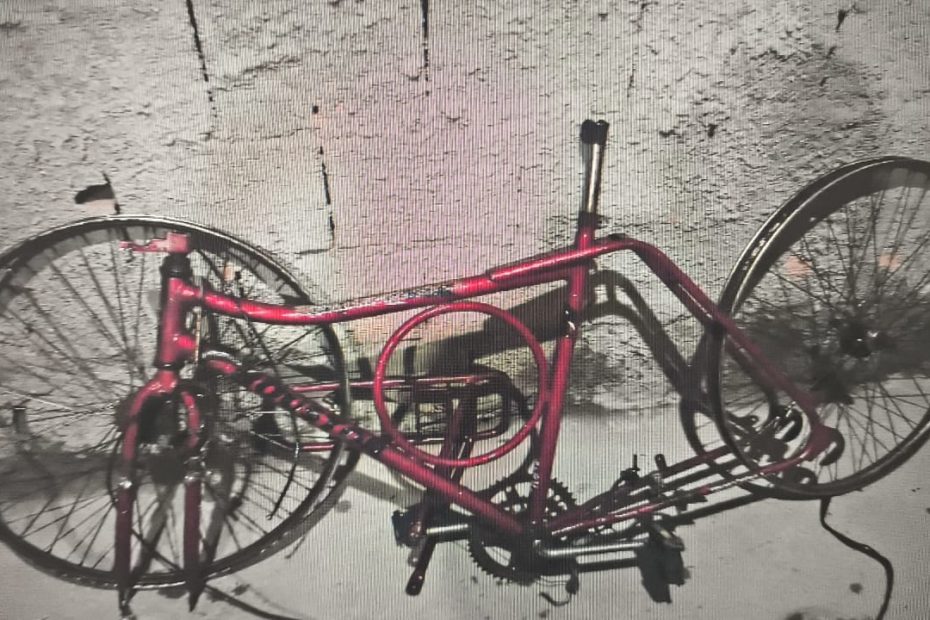Ladrão é preso após furtar e desmontar bicicleta no Candidés, em Divinópolis