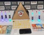 Mulher é presa com 'lança' e ecstasy após perseguição em Divinópolis