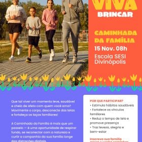SESI Divinópolis abre as portas à comunidade em evento lúdico cultural