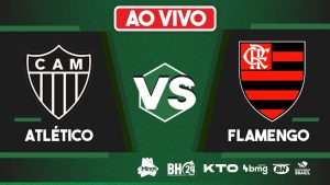 Final de jogo Atl&eacute;tico 1&times;1 Flamengo pelo Brasileir&atilde;o