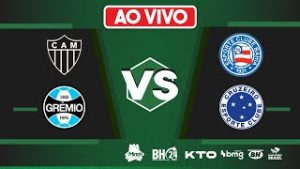 Final de jogos Atl&eacute;tico 3&times;0 Bahia e Gr&ecirc;mio 0x1 Cruzeiro pelo Brasileir&atilde;o