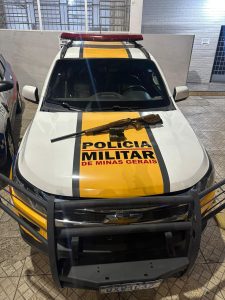 S&atilde;o Gon&ccedil;alo do Par&aacute;: PMR apreende arma e homem &eacute; detido