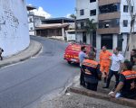 Divinópolis adota medidas preventivas após risco de queda de muro na Rua Mato Grosso