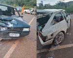 Batida entre dois carros deixa quatro feridos na MG-431, em Itaúna