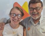 Programa Jorge Neto: Osana do bairro São Roque retirou sua cesta de Natal presente do Dr. Juliano Silva
