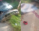 Divinópolis: Homem morre após capotar e ser arremessado de carro na entrada do Jardinópolis