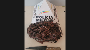 Formiga: PM prende homem ap&oacute;s furto de 4 kg de cobre