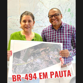 Entrevista: Gleide Andrade diz que DNIT já elabora projeto de duplicação da BR-494 com mais de 2 km